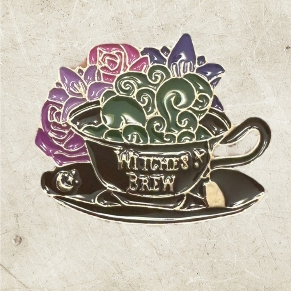 4/$25 Witches Brew Pin (Enlarged in cover)
